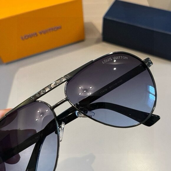 Louis Vuitton Black Metal Frame Sunglasses - Picture 3 of 8